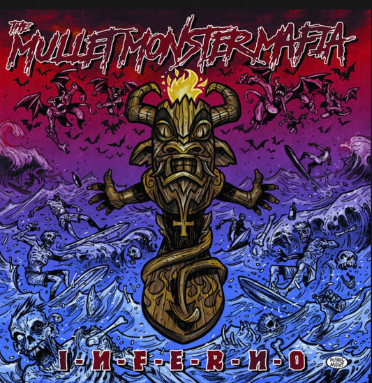 OMR-024 MULLET MONSTER MAFIA “I.N.F.E.R.N.O.” 12 inch Vinyl LP (Random Colored Vinyl)