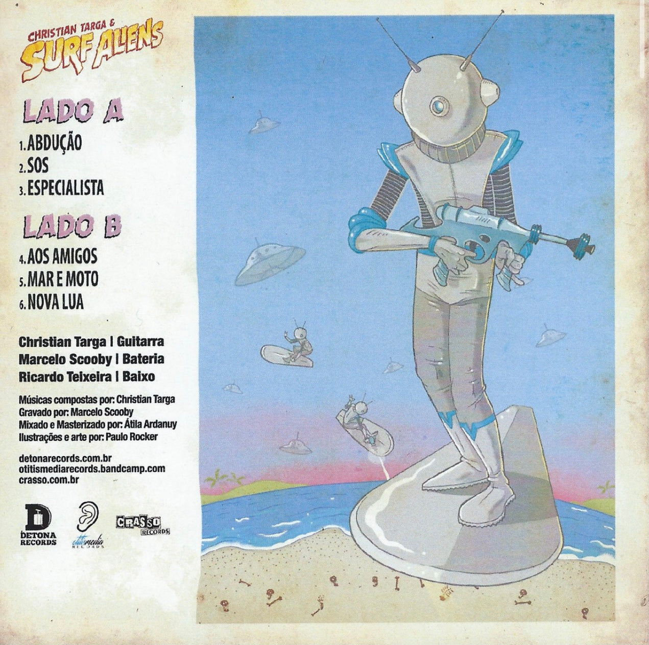 OMR-005 CHRISTIAN TARGA & THE SURF ALIENS (CD/EP, 7 inch Vinyl-Colored)