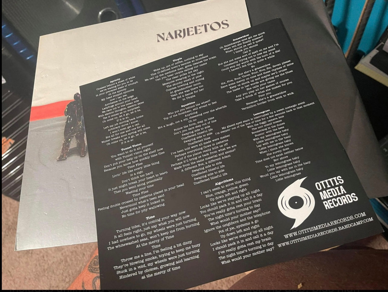 OMR-035 NARJEETOS s/t 12 inch Vinyl LP (Colored Vinyl)