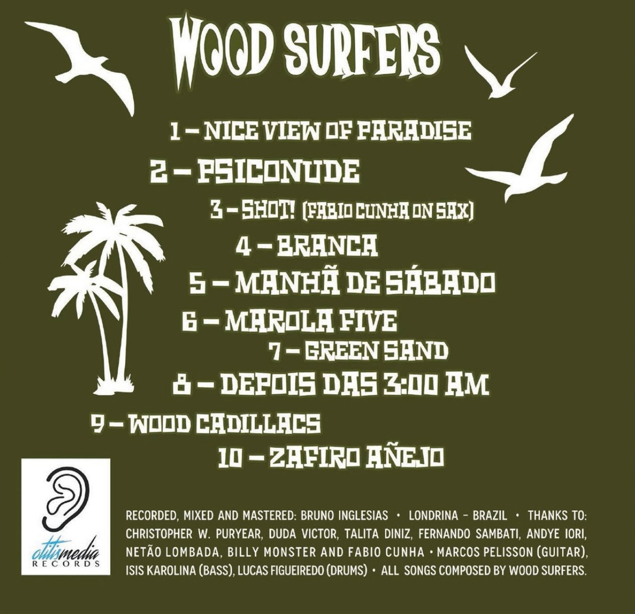 OMR-004 WOODSURFERS “Self Titled” CD