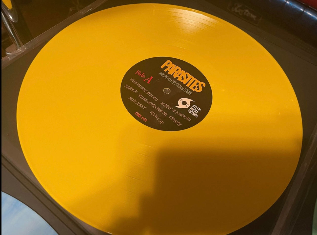 OMR-026 PARASITES “Retro-Pop Remasters” 12 inch Vinyl LP (Red,Yellow,Orange,Mint Green, Baby Blue Colored Vinyl)