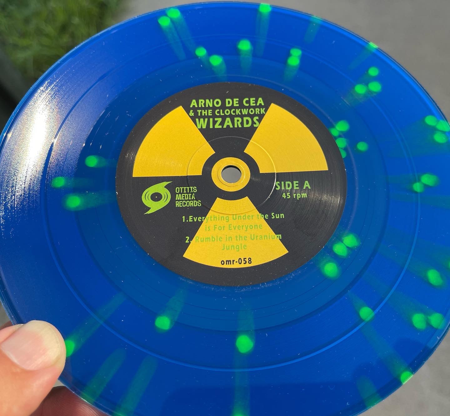 OMR-058 Arno De Cea & The Clockwork Wizards “Rumble in the Uranium Jungle” 7” EP
