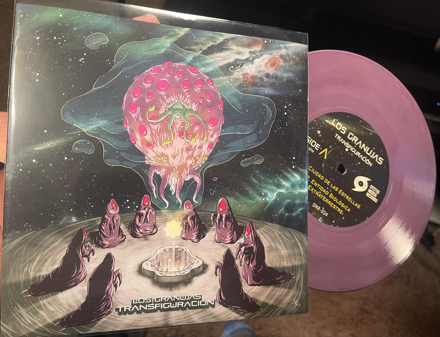 OMR-034 Los Granujas “Transfiguracion” 7 inch EP (Colored Vinyl)