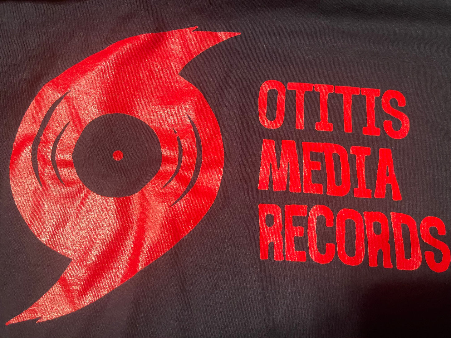 OMRMCH 003 Otitis Media Records Hurricane Logo T-Shirt