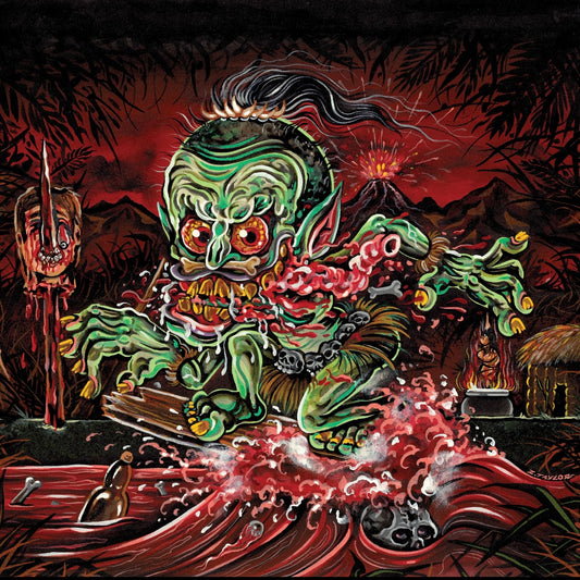 OMR-059 The Del Vipers “Cannibal Safari” 7 inch EP (Colored Vinyl”