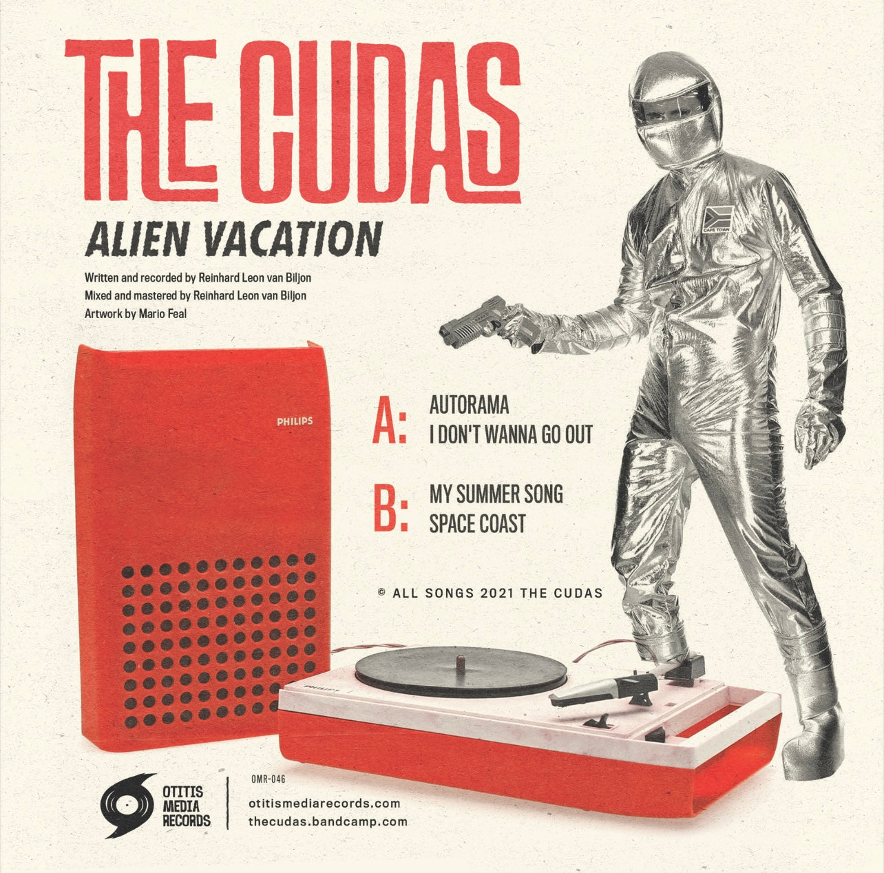 OMR-046 THE CUDAS “ Alien Vacation” 7 inch EP