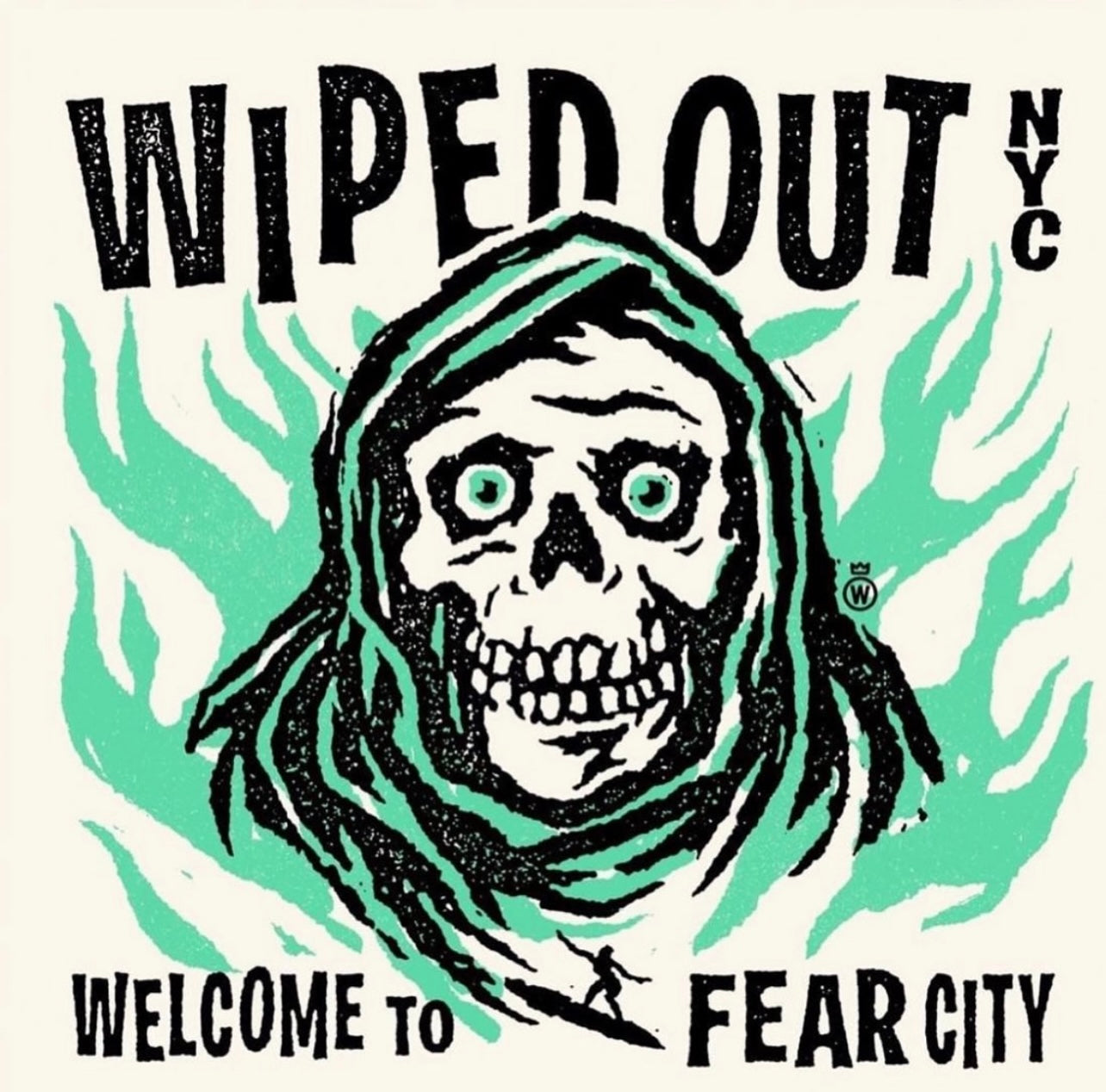 OMR-077 Wiped Out “Welcome To Fear City” LP (Random Colored Vinyl)