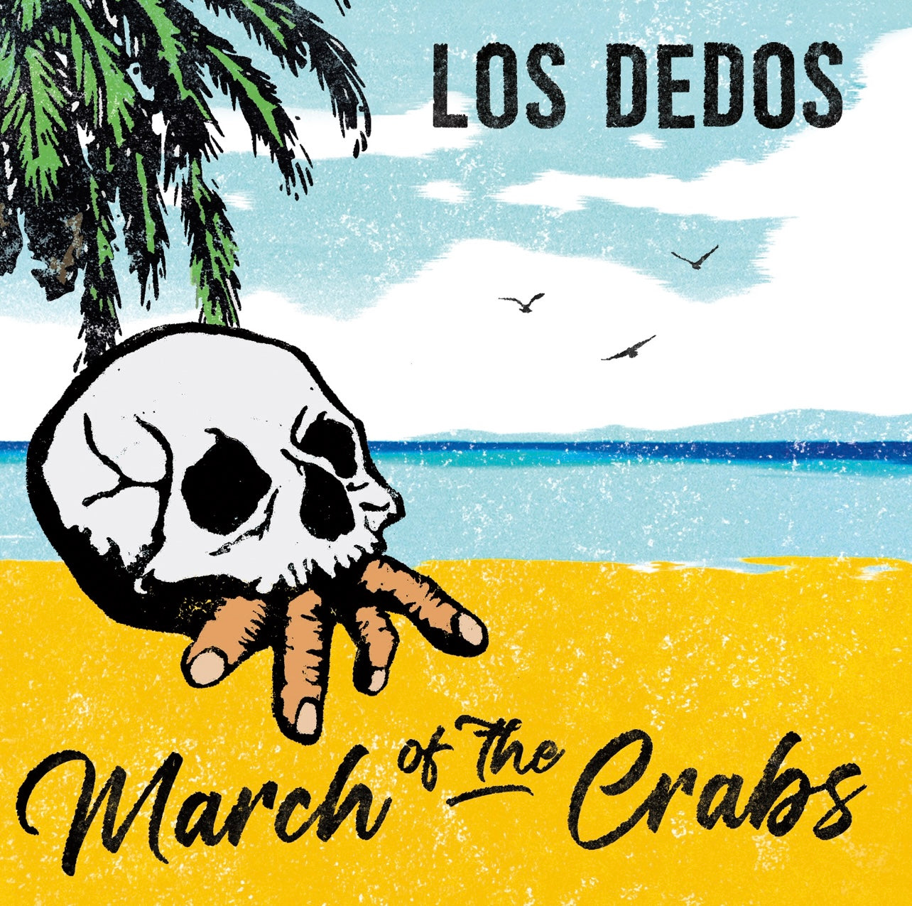 OMR-056 Los Dedos “March of The Crabs” 7” EP (Colored Vinyl)