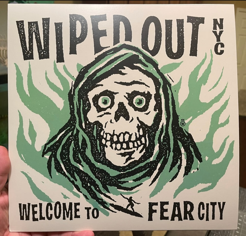 OMR-077 Wiped Out “Welcome To Fear City” LP (Random Colored Vinyl)