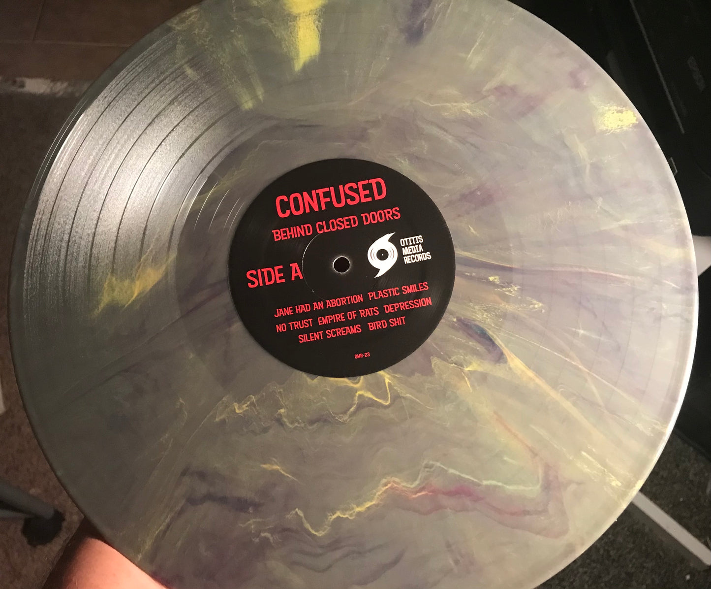 OMR-023 CONFUSED “Behind Closed Doors” 12 inch Vinyl (Random Colored)