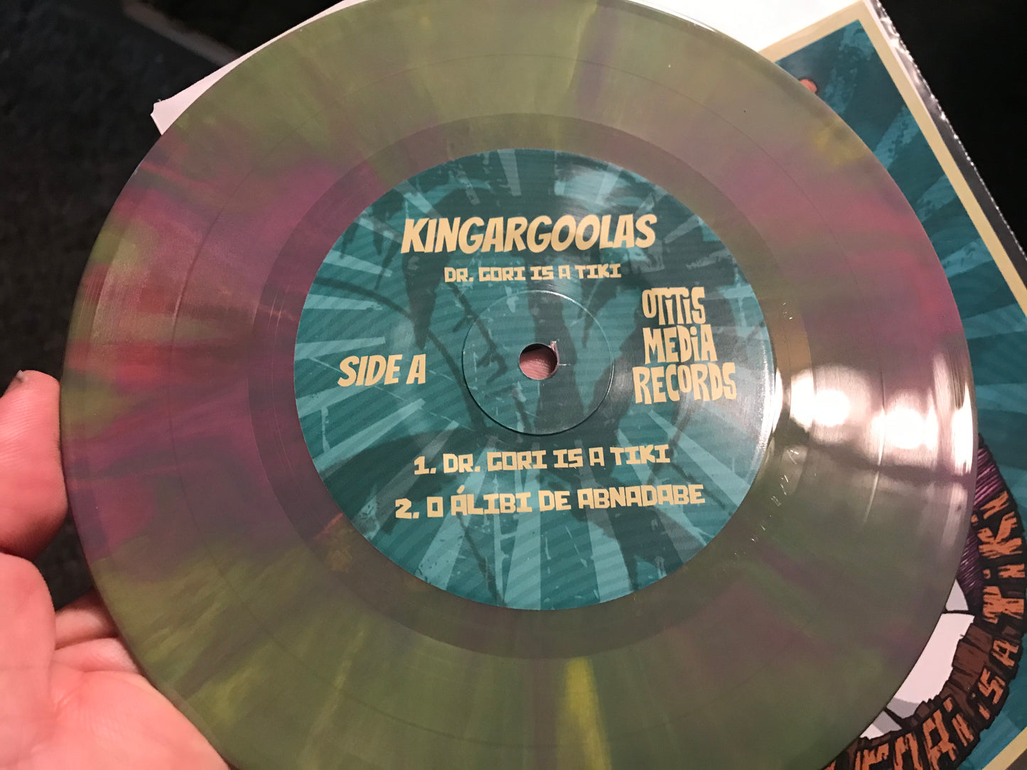 OMR-022 KINGARGOOLAS “Dr Gori is a Tiki” 7 inch Vinyl EP (Random Colored Vinyl)
