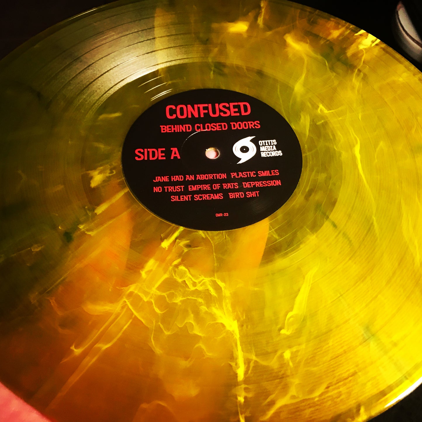 OMR-023 CONFUSED “Behind Closed Doors” 12 inch Vinyl (Random Colored)